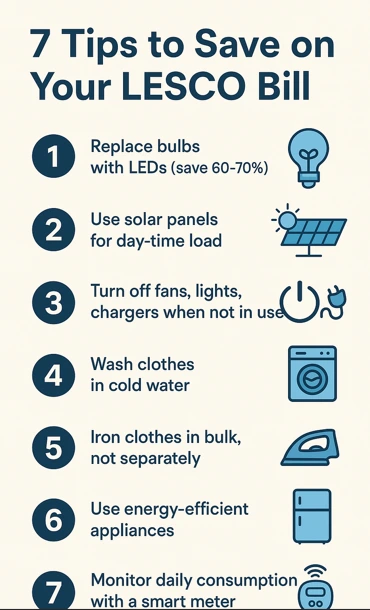 Lesco bill savings ways